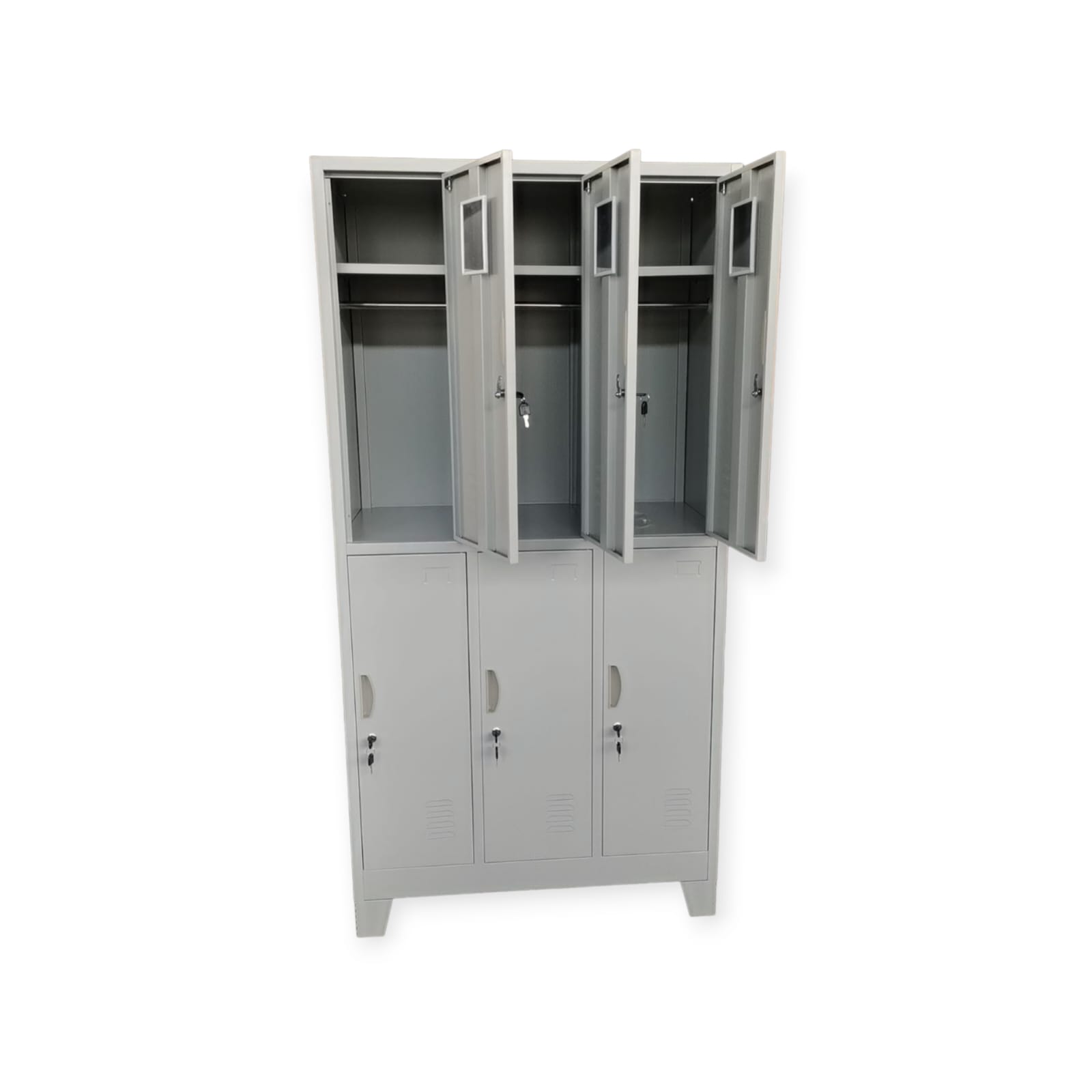 3/6 osztott fém öltözőszekrény - Image 2